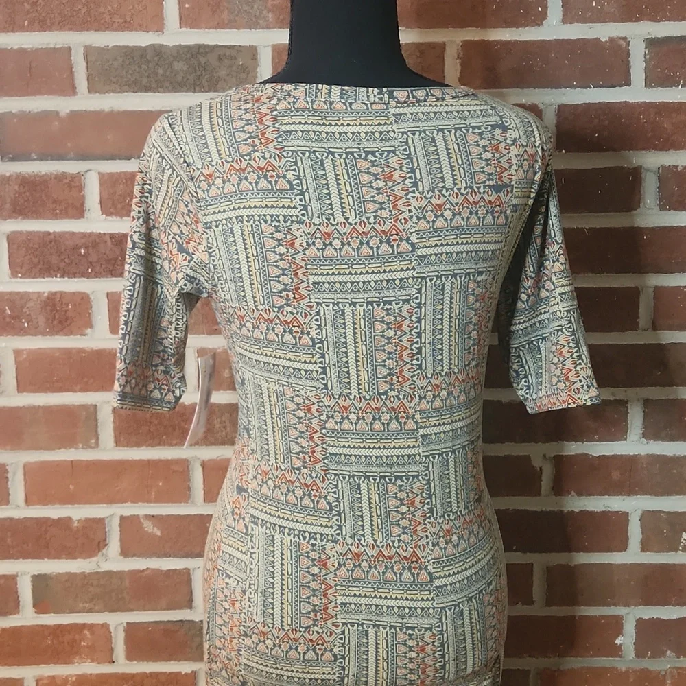 NWT LulaRoe fitted jersey dress, size XS - Picture 3 of 8
